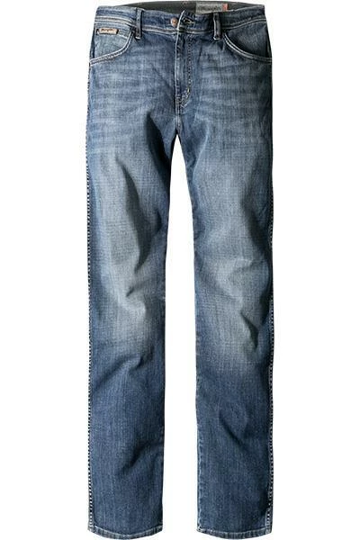 Wrangler Texas Stretch worn broke W121//37X Jeans, Regular Fit, Baumwoll-Stretch, Blau 1 Wrangler Texas Stretch worn broke W121//37X Jeans, Regular Fit, Baumwoll-Stretch, Blau