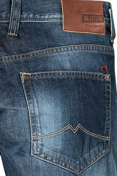 MUSTANG Oregon Straight 3115/5111/593 Jeans Oregon, Slim Fit, Baumwoll-Stretch, Tintenblau, Blau 3 MUSTANG Oregon Straight 3115/5111/593 Jeans Oregon, Slim Fit, Baumwoll-Stretch, Tintenblau, Blau – Bild 3