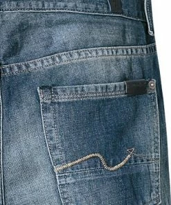 7 for all mankind Jeans Slimmy SMSK260MY Baumwolle-Leinen, Jeansblau -jeansniedrigerpreis 210982 norm3