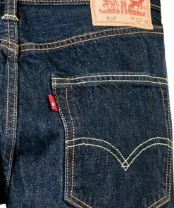 Levi's® 501 Original Fit onewash 00501/0101 Jeans 501, Baumwolle, Dunkelblau -jeansniedrigerpreis 213324 norm3