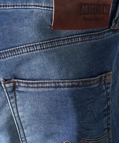 MUSTANG Jeans Oregon Tapered 3112/5455/536 Slim Fit, Baumwoll-Stretch, Blau -jeansniedrigerpreis 219620 norm3