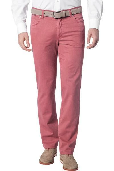 HILTL Jeans Kurt 75633/62800/84 Contemporary Fit, Baumwoll-Stretch, Granat meliert, Rot 1 HILTL Jeans Kurt 75633/62800/84 Contemporary Fit, Baumwoll-Stretch, Granat meliert, Rot