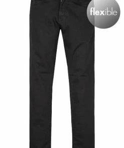 Pierre Cardin Jeans Lyon 03451/000/08880/88 Tapered Fit, Baumwoll-Stretch, Schwarz, Black