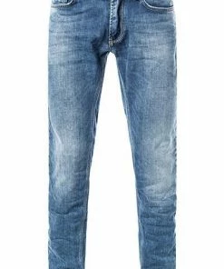 GAS Jeans 351287 030879/WK22 Slim Fit, Baumwoll-Stretch 12oz, Hellblau, Bluedenim