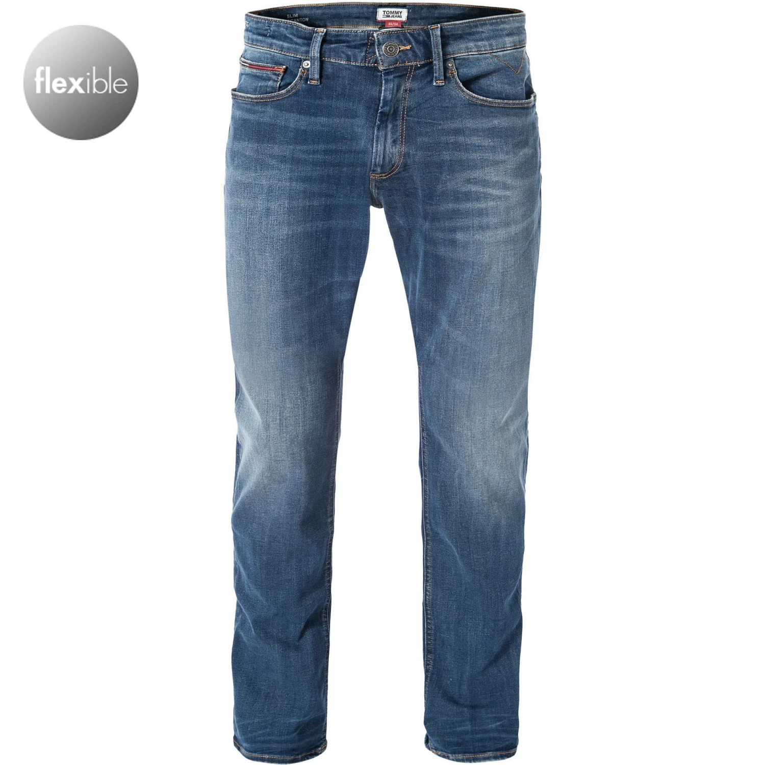 TOMMY JEANS DM0DM03956/911 Jeans Scanton, Slim Fit, Dynamic Stretch, Denim, Jeansblau 1 TOMMY JEANS DM0DM03956/911 Jeans Scanton, Slim Fit, Dynamic Stretch, Denim, Jeansblau