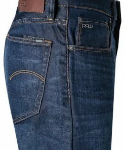 G-STAR Jeans Straight 51002-4639/89 Straight Fit, Baumwolle, Dunkelblau, Blau -jeansniedrigerpreis 291240 norm3