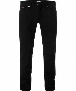 TOMMY JEANS DM0DM04372/008 Baumwoll-Stretch, Schwarz