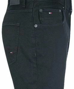 Tommy Hilfiger Jeans Denton Stretch MW0MW01760/919 Straight Fit, Baumwoll-Stretch, Schwarz -jeansniedrigerpreis 295482 norm3