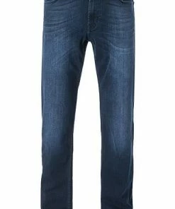 7 for all mankind Jeans Standard blau SMNR460AI Regular Fit, Baumwolle T400®, Indigo