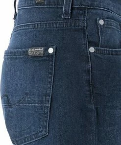 7 for all mankind Jeans Standard blau SMNR460AI Regular Fit, Baumwolle T400®, Indigo -jeansniedrigerpreis 296069 norm3