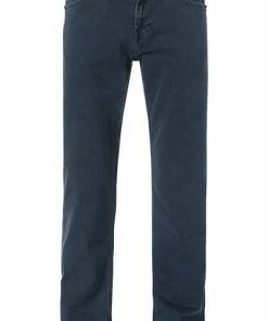 7 for all mankind Jeans Standard blau SMNR460EK Regular Fit, Baumwoll-Stretch, Nachtblau