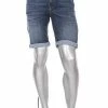 Alberto Bike-K Coolmax 80582560/890 Jeansbermudas Bike, Regular Slim Fit, Coolmax® 9oz, Mittelblau, Dunkelblau