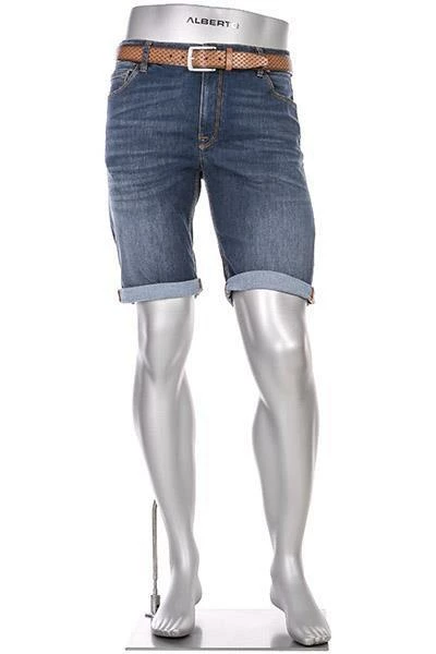 Alberto Bike-K Coolmax 80582560/890 Jeansbermudas Bike, Regular Slim Fit, Coolmax® 9oz, Mittelblau, Dunkelblau 1 Alberto Bike-K Coolmax 80582560/890 Jeansbermudas Bike, Regular Slim Fit, Coolmax® 9oz, Mittelblau, Dunkelblau