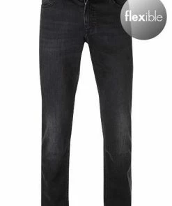 BOSS Jeans Delaware BC-P 50389662/008 Slim Fit, Baumwoll-Stretch, Schwarz