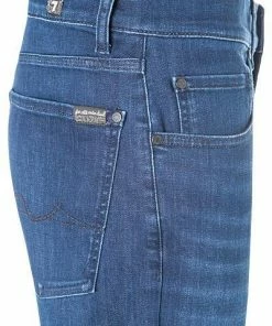 7 for all mankind Jeans Slimmy blau JSMSR750PC Baumwolle, Indigo -jeansniedrigerpreis 299976 norm3