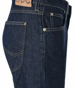 Lee Luke Rinse L719JJDP Jeans Luke, Low Slim Fit, Baumwoll-Stretch, Dunkelblau -jeansniedrigerpreis 301223 norm3