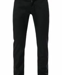 BOSS Jeans Delaware 50389654/002 Slim Fit, Baumwoll-Stretch, Schwarz