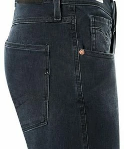 Replay Anbass Jeans M914.000.661 S03/007 Jeans Anbass, Slim Fit, Baumwoll-Stretch 12oz, Nachtblau -jeansniedrigerpreis 307338 norm3