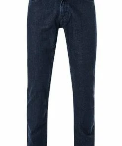 BOSS Jeans Delaware 50389671/415 Slim Fit, Baumwoll-Stretch, Nachtblau, Navy