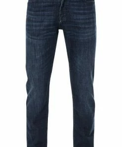 BOSS Jeans Delaware 50389665/417 Slim Fit, Baumwoll-Stretch, Dunkelblau, Navy