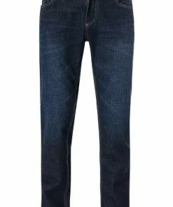 camel active Jeans 488235/9829/46 Straight Fit, Baumwoll-Stretch, Dunkelblau