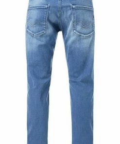 Replay Jeans Anbass M914Y.000.661350/010 Slim Fit, Baumwoll-Stretch 11,5oz, Mittelblau, Blau -jeansniedrigerpreis 313396 norm2