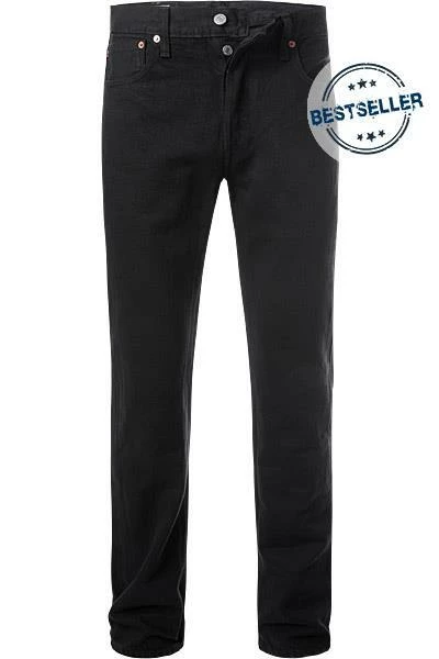 Levi's® 501 Original Fit Black 00501/0165 Jeans 501, Baumwolle, Schwarz 2 Levi's® 501 Original Fit Black 00501/0165 Jeans 501, Baumwolle, Schwarz – Bild 2