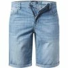 Daniel Hechter Bermudas 25669/191351/640 Jeansshorts, Modern Fit, Baumwolle, Hellblau, Blau