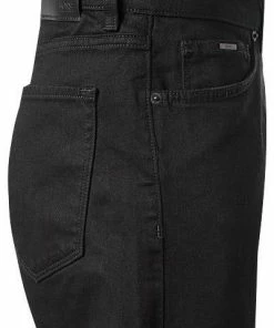BOSS Jeans Maine 50400079/001 Regular Fit, Baumwoll-Stretch, Schwarz -jeansniedrigerpreis 316217 norm3
