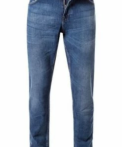 BOSS Jeans Delaware 50401701/417 Slim Fit, Baumwoll-Stretch, Mittelblau, Marine