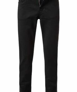 BOSS Jeans Delaware 50400078/001 Slim Fit, Baumwoll-Stretch, Schwarz