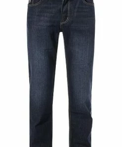 bugatti Jeans 3280D/16640/363 Regular Fit, Baumwoll-Stretch, Dunkelblau, Indigoblau