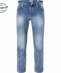 bugatti Jeans 3280D/16641/326 Regular Fit, Baumwoll-Stretch, Blau, Hellblau