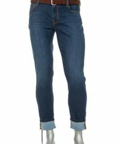 Alberto Bike Alberto Slim Fit Speed-Ds Coolmax 67582560/890 Jeans Bike, Baumwoll-Stretch Coolmax® 9oz, Mittelblau, Dunkelblau