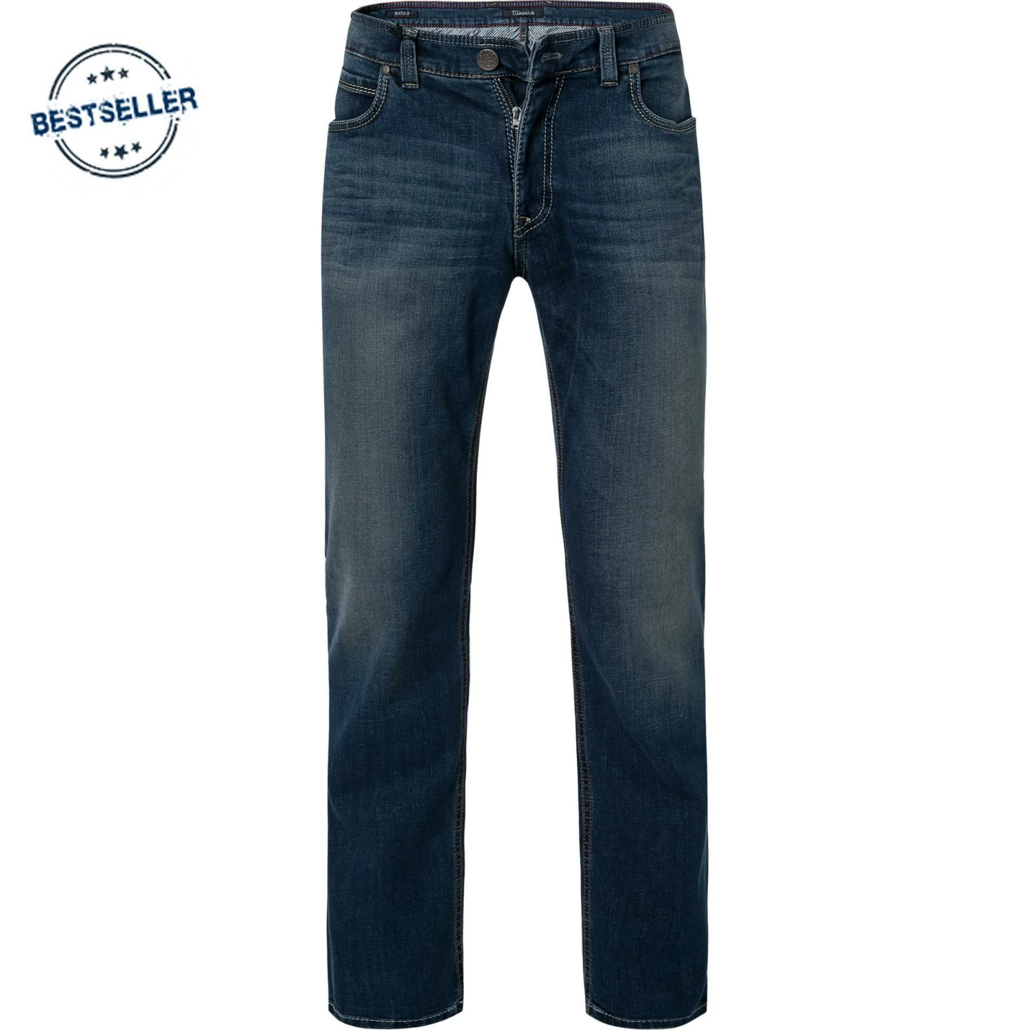 GARDEUR Modern Fit Superflex BATU-2/71001/67 Jeans, Baumwoll-Stretch, Mittelblau, Blau 1 GARDEUR Modern Fit Superflex BATU-2/71001/67 Jeans, Baumwoll-Stretch, Mittelblau, Blau