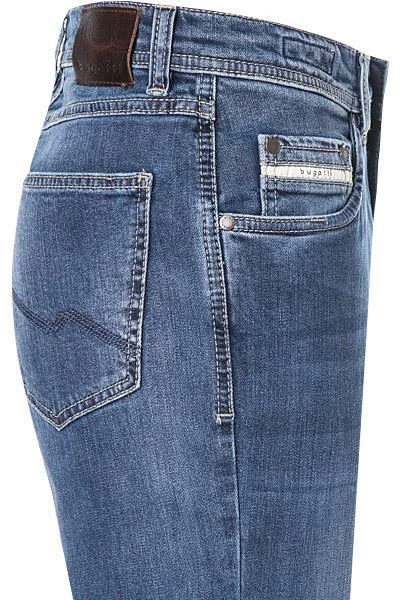 bugatti Jeans 3919D/12/344 Modern Fit, Baumwoll-Stretch, Mittelblau 3 bugatti Jeans 3919D/12/344 Modern Fit, Baumwoll-Stretch, Mittelblau – Bild 3