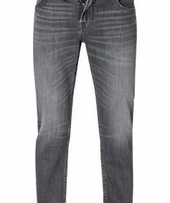 7 for all mankind Jeans Slimmy grau JSMXR730FY Tapered Fit, Baumwoll-Stretch