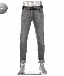 Alberto Bike Regular Fit Bike DS Dual 61582772/965 Jeans Bike, Baumwolle T400® 10oz, Graphit, Grau