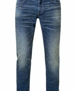 G-STAR Jeans 3 Slim 51001-A088/A888 3301, Slim Fit, Baumwoll-Stretch, Mittelblau, Blau