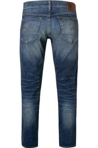 G-STAR Jeans 3 Slim 51001-A088/A888 3301, Slim Fit, Baumwoll-Stretch, Mittelblau, Blau 2 G-STAR Jeans 3 Slim 51001-A088/A888 3301, Slim Fit, Baumwoll-Stretch, Mittelblau, Blau – Bild 2