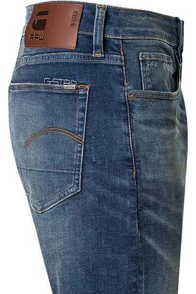 G-STAR Jeans 3 Slim 51001-A088/A888 3301, Slim Fit, Baumwoll-Stretch, Mittelblau, Blau 3 G-STAR Jeans 3 Slim 51001-A088/A888 3301, Slim Fit, Baumwoll-Stretch, Mittelblau, Blau – Bild 3