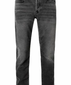 G-STAR Jeans 3 Slim 51001-B479/A800 Jeans 3301, Slim Fit, Baumwoll-Stretch, Anthrazit