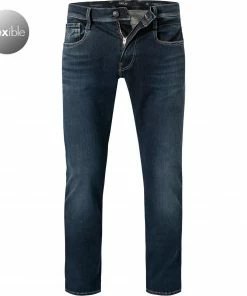 Replay Jeans Anbass M914Y. 000.661 04D/007 Slim Fit, Baumwoll-Stretch 11,5 oz, Indigo, Dunkelblau