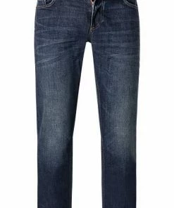 camel active Jeans 488605/9829/82 Straight Fit, Baumwoll-Stretch, Dunkelblau, Jeansblau