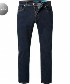Pierre Cardin Jeans Lyon 03451/000/08880/89 Tapered Fit, Baumwoll-Stretch T400®, Nachtblau, Tiefseeblau