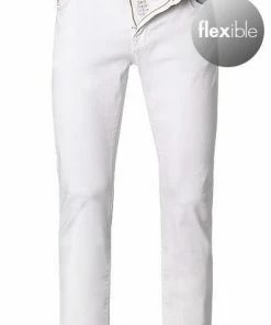 tramarossa 21UB52407/LEONARDO SLIM/G125/0001/M01 Jeans Leonardo, Slim Fit, Baumwoll-Stretch, Weiß