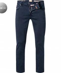 tramarossa 21UB52407/LEONARDO SLIM/G125/0550/M01 Jeans Leonardo, Slim Fit, Baumwoll-Stretch, Navy