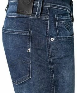 Replay Jeans Anbass M914.000.661 E05/007 Slim Fit, Baumwoll-Stretch, Dunkelblau 6 Replay Jeans Anbass M914.000.661 E05/007 Slim Fit, Baumwoll-Stretch, Dunkelblau -jeansniedrigerpreis 335427 norm3