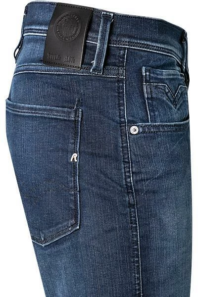 Replay Jeans Anbass M914.000.661 E05/007 Slim Fit, Baumwoll-Stretch, Dunkelblau 3 Replay Jeans Anbass M914.000.661 E05/007 Slim Fit, Baumwoll-Stretch, Dunkelblau – Bild 3
