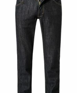 Wrangler Jeans Greensboro dark rinse W15QP690A Regular Straight, Baumwoll-Stretch, Dunkelblau